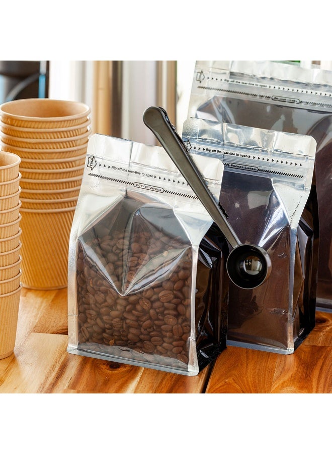 Restaurantware ملعقة قهوة سعة 1 ملعقة طعام، ملعقة قهوة متعددة الوظائف - مع مشبك مدمج، لقياس القهوة المطحونة، الإسبريسو، حبوب القهوة، مسحوق البروتين، وأكثر، ملعقة شاي من الفولاذ المقاوم للصدأ مطلية بالأسود - Image 3