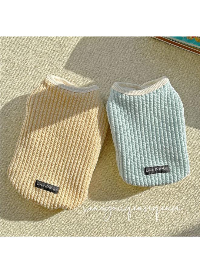 Bluejw Pet Dog Fleece-lined Warm Vest Autumn And Winter Bomei Teddy Malzis Anti-Wool Vest Winter Wholesale  - Image 5