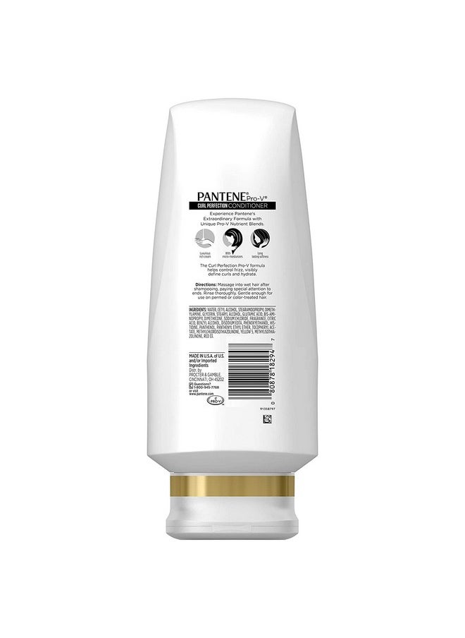 Pantene Pantene Pro-V Curly Hair Curl Perfection Moisturizing Conditioner, 12 Fl Oz (Pack of 2)  - Image 2