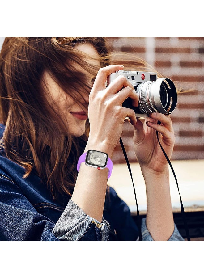 Silicone Strap For Huawei Watch Fit 3 /Fit 4 / Fit 4 Pro Sport band Smartwatch Accessories Replacement Correa Bracelet (Light Purple) - Image 3