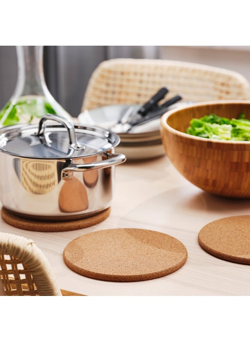 Pot Stand, Cork, 19 cm (Pack of 3)  - Image 2