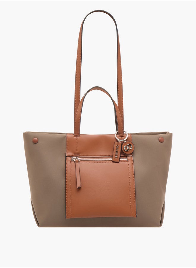 Celeste Women's Panelled Tote Bag with Double Handles  - Image 1