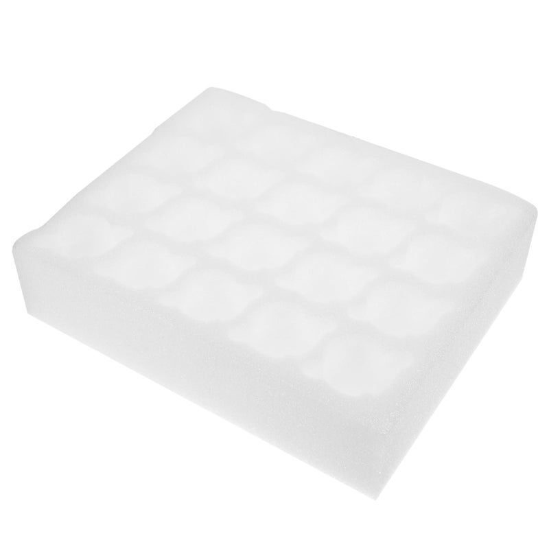 2 Pack Foam Tray for Shipping Holder Protective Design Supermarket Storage - Image 4