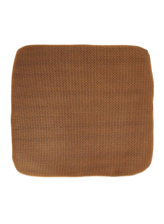 3 اكس ار وسادة جل عالمية للأرداف من 3XR لتخفيف التوتر | وسادة مقعد ثلاثية الأبعاد مرنة وجيدة التهوية وقابلة للغسل، مناسبة للسيارة، وكرسي المكتب، والمنزل، والسفر (بني، تقريبًا ٤٠ سم × ٤٣ سم) - Image 4