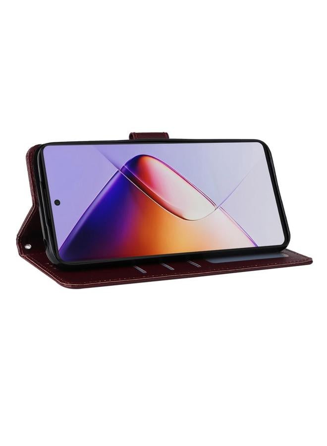 Zaboon Case For Infinix Note 40 Pro 5G / 4G / 40 Pro+ 5G 3 Card Slots Multifunctional Leather Phone Case - Image 5