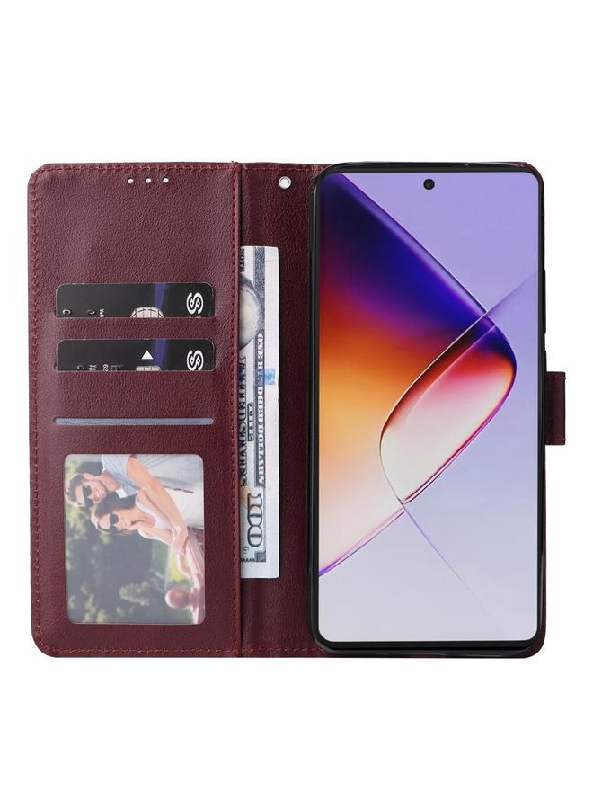 Zaboon Case For Infinix Note 40 Pro 5G / 4G / 40 Pro+ 5G 3 Card Slots Multifunctional Leather Phone Case - Image 4