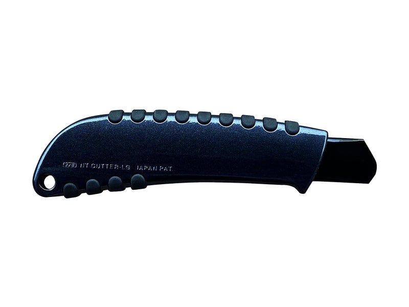 NT Cutter Premium Evolution PMG series Aluminum Die-Cast Cushioned Grip Auto-Lock Utility Knife, With Ultra-Sharp Black Blade (PMGL-EVO2R) - Image 2