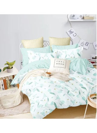 light blue and white