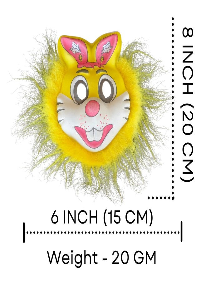 Salvus APP SOLUTIONS Holi Face Mask with Elastic - Reusable & Colorful Festival Mask for Holi Celebrations, Breathable & Comfortable Fit (Yellow_6x8 inch) - Image 2