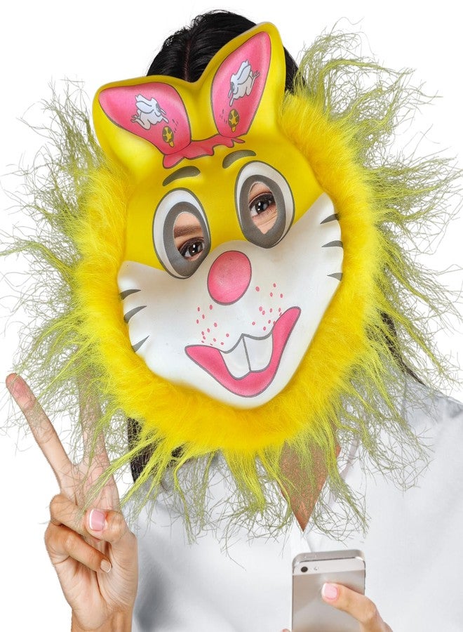 Salvus APP SOLUTIONS Holi Face Mask with Elastic - Reusable & Colorful Festival Mask for Holi Celebrations, Breathable & Comfortable Fit (Yellow_6x8 inch) - Image 5