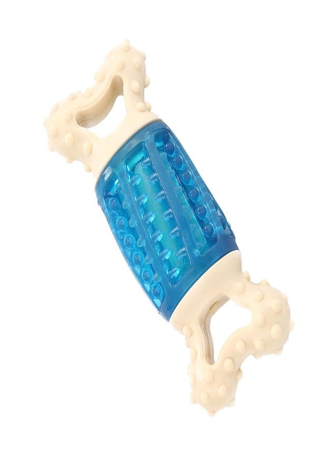 FONDOTIN Dog Bone Toy 5.70X2.36X2.36In Squeaky Chew Toy with Cartoon Dog Face Pet Sound for Interactive Play and Bite Training to Reduce Destructive Behavior - Image 1