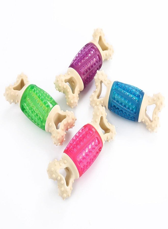 FONDOTIN Dog Bone Toy 5.70X2.36X2.36In Squeaky Chew Toy with Cartoon Dog Face Pet Sound for Interactive Play and Bite Training to Reduce Destructive Behavior - Image 4