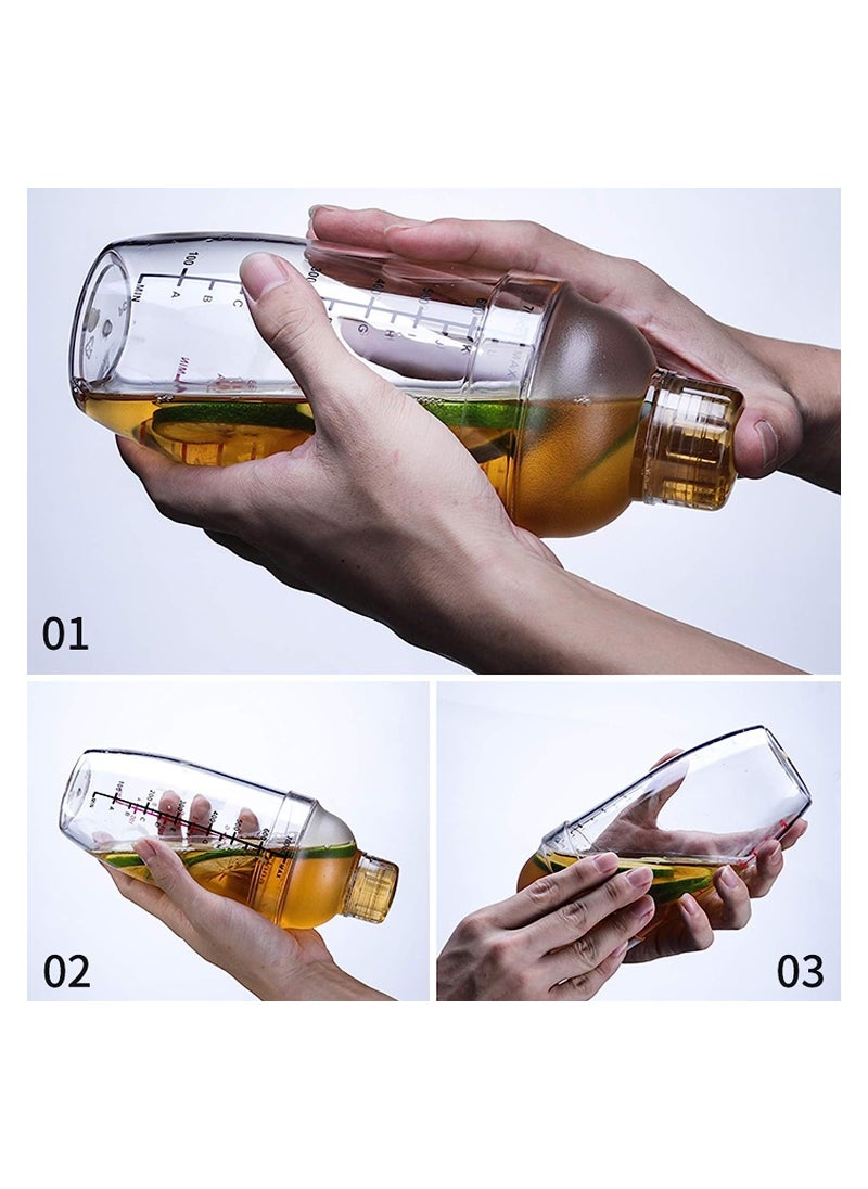 RATSAW 700 ml Lemon Tea Shaker Cup, Fruit Juice Shaker Cup Drink Shaker Cups Shaker Tool For Iced Coffee Tea Milk Tea  - Image 3