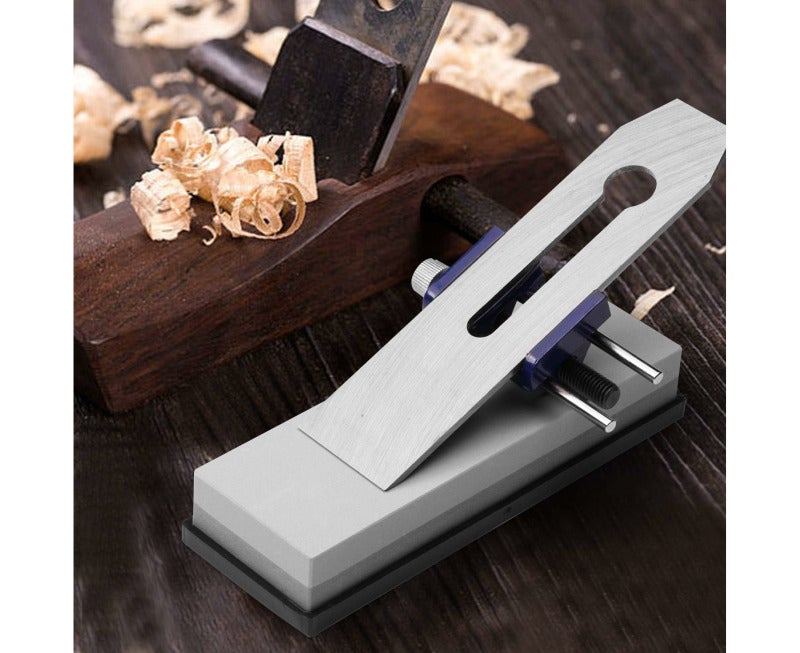 Chisel Sharpener: Durable Cast Aluminum With Anti-Rust Coating - Adjustable Clamping Width 3mm To 47mm, Precise Angle Setting - Honing Guide For Woodworking Enthusiasts, Chisel And Planer Maintenance - Image 4