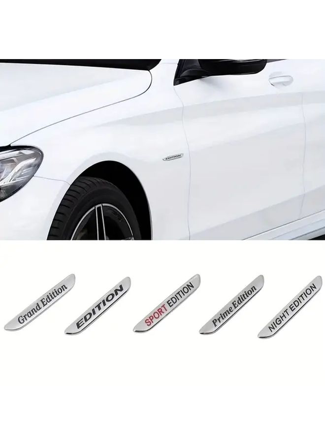 Mercedes Benz Night Edition Emblem Fender Side Badge Auto Styling Accessory - Image 2