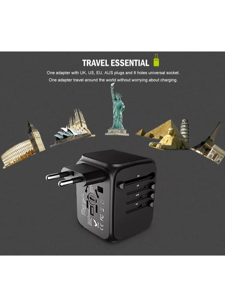 Universal International Travel Plug Adapter 5x1 - Image 2