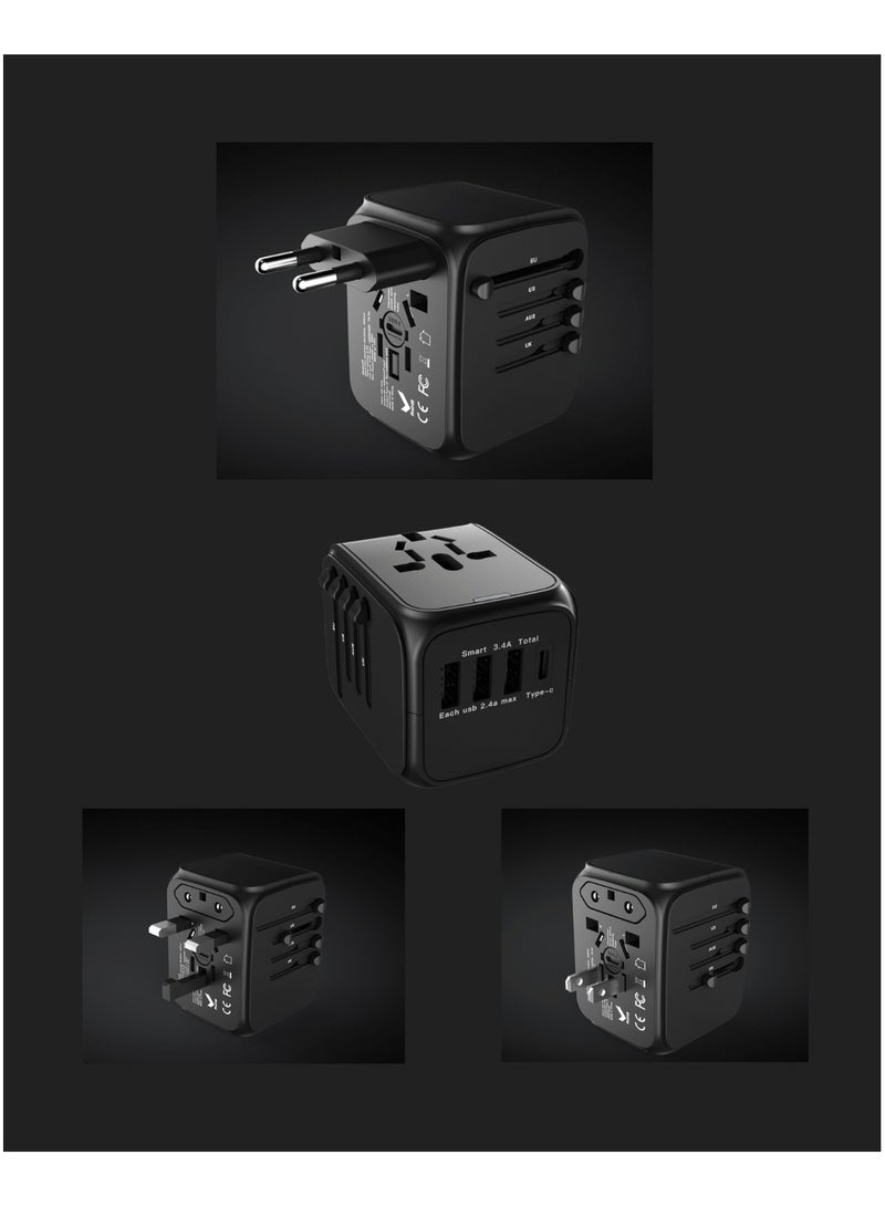 Universal International Travel Plug Adapter 5x1 - Image 1