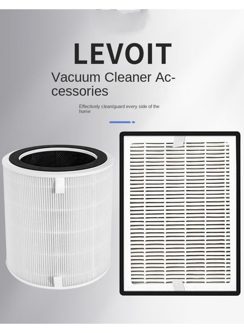 Y&D فلتر جهاز تنقية الهواء البديل متوافق مع Cartridge فلتر Levoit ملحقات مكانس كهربائية، مناسب لـ Core-400S - Image 4