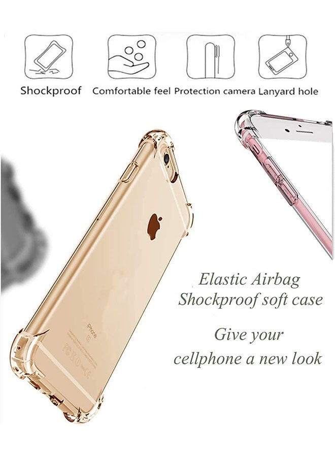 LEDIN Case for iPhone 7 / iPhone 8 Clear Case Soft Flexible Silicone Back Cover Shockproof Anti Scratch Case with Reinforced Bumper Corner Compatible for iPhone 7 / iPhone 8 Clear - Image 2