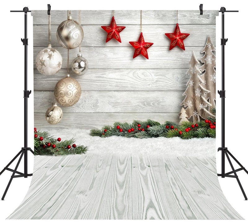 OUYIDA 8X8FT Seamless Christmas Theme Pictorial Cloth Customized Photography Backdrop Background Studio Prop SD768 - Image 1