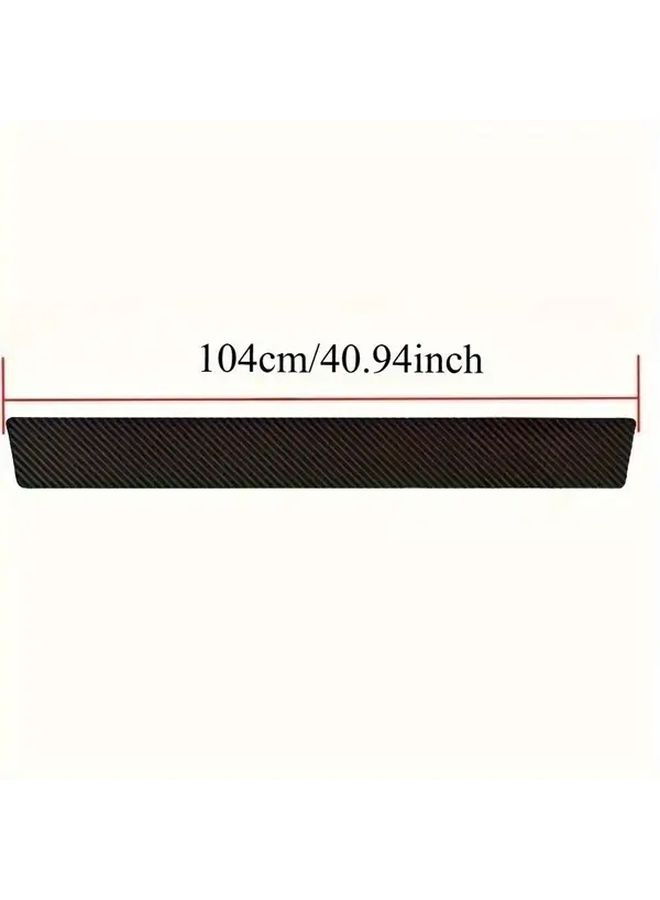Universal Car Trunk Door Sill And Rear Bumper Guard Protector Set 40 94 Inch Self Adhesive Rubber Pad Scratch Resistant Easy Installation Protects Against Road Debris Enhances Aesthetics - Image 5