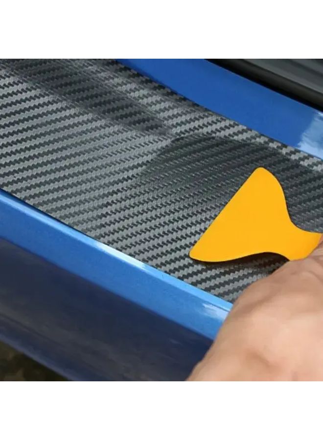 Universal Car Trunk Door Sill And Rear Bumper Guard Protector Set 40 94 Inch Self Adhesive Rubber Pad Scratch Resistant Easy Installation Protects Against Road Debris Enhances Aesthetics - Image 4