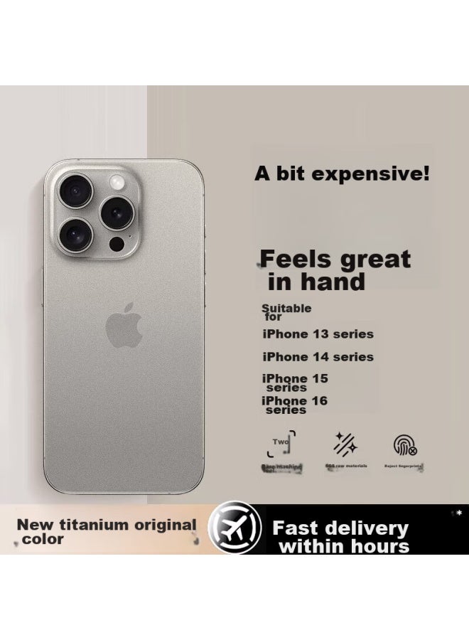 Divi Phone Case For Apple Iphone 16 Pro Max, Full Protection Ultra-thin Frosted Semi-transparent Shockproof Hard Shell, Gray - Image 1