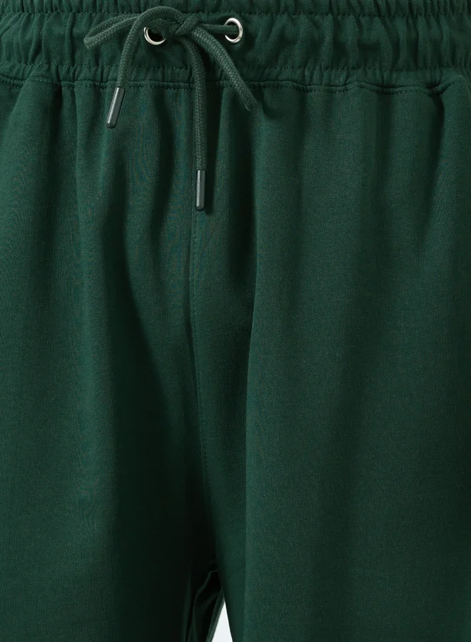 Styli Styli Solid Oversized Shorts with Drawstring