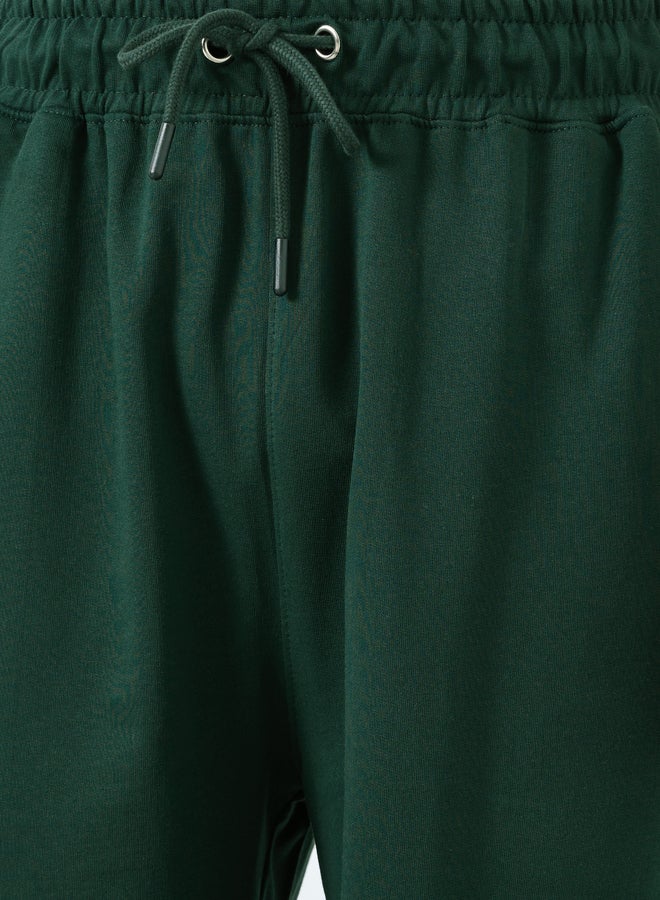 Styli Solid Oversized Shorts with Drawstring - Image 3