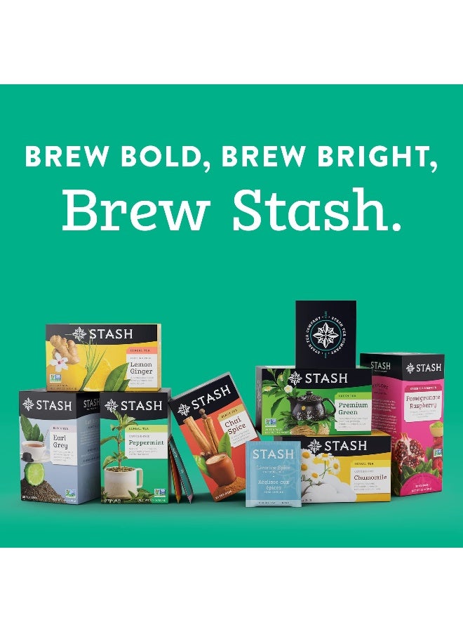 STASH صندوق شاي ستاش الشاي الأخضر الفاخر من 100 كيس شاي - Image 4