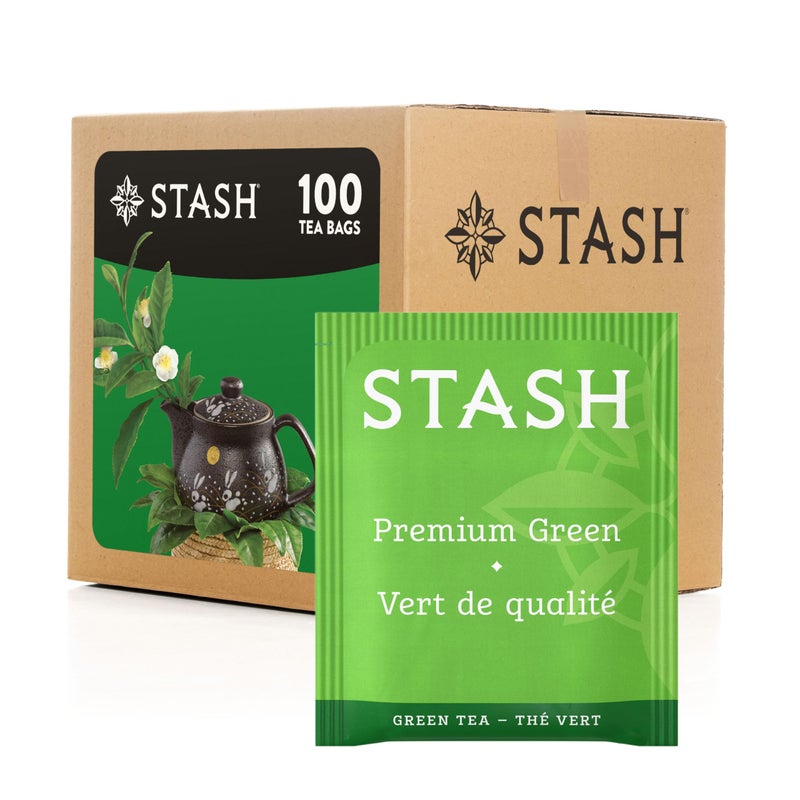 Stash Tea Premium Green Tea Box of 100 Tea Bags - Image 3