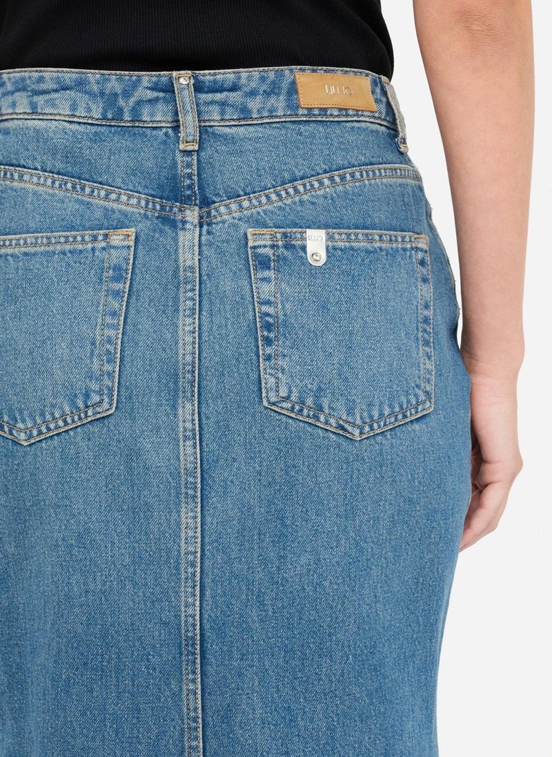 Liu Jo Denim mermaid skirt - Image 4