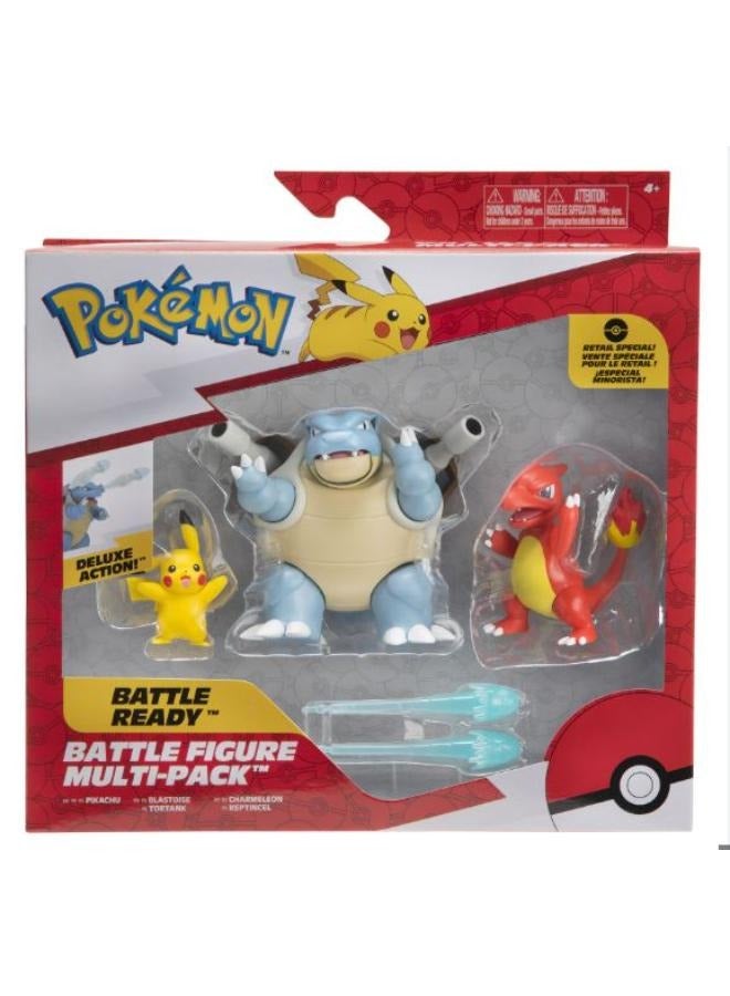 Pokemon Battle Figure 3 Pack Set - Image 1