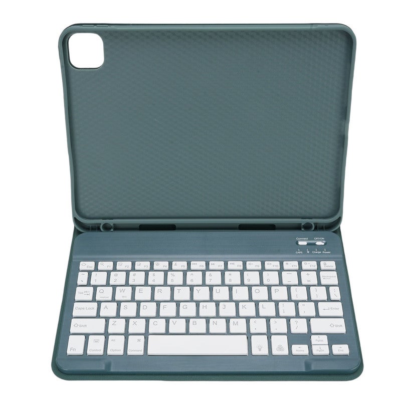 iPad Pro 11 M4 Keyboard Case Green - Magnetic Detachable Wireless Keyboard With 7-Color Backlight - Ergonomic Scissor Switch Keys 3 Viewing Angles Rechargeable for Students Professionals - Image 5