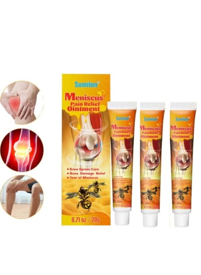 Sumifun 3pcs Bee Venom Cream for Removing and Repairing Bee Venom Cream Propolis Gel Joint Cream of Neck Knee Shoulder Waist Leg - Image 1