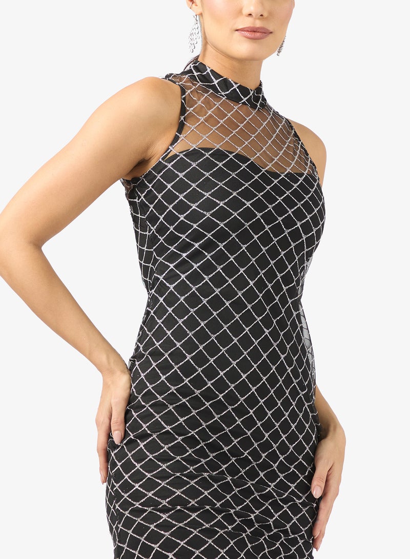 ايلا فستان لامع بأكمام منفوشة - Image 3