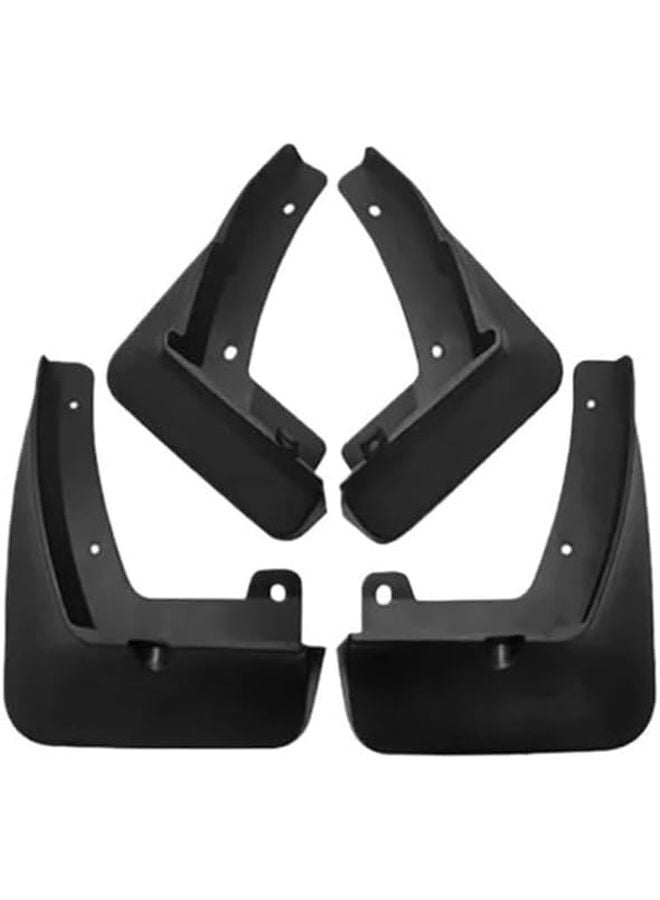 سَدَّادات الطين السوداء المتوافقة مع مازدا 3 سيدان بي بي 2019-2022، واقيات الرذاذ الأمامية والخلفية - Image 2