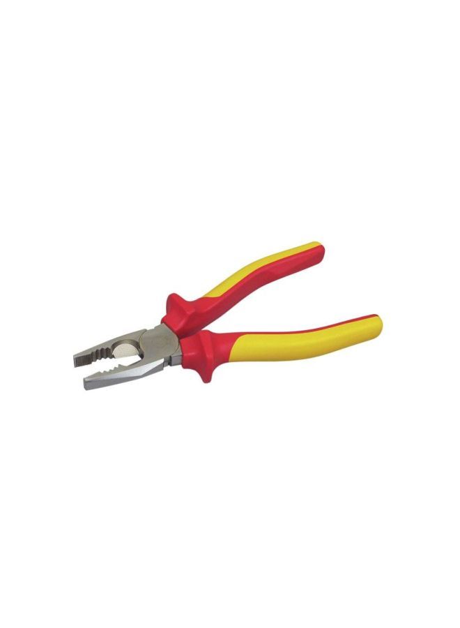 NIBEMINENT Combination Plier Red/Yellow/Silver 200mm - Image 1