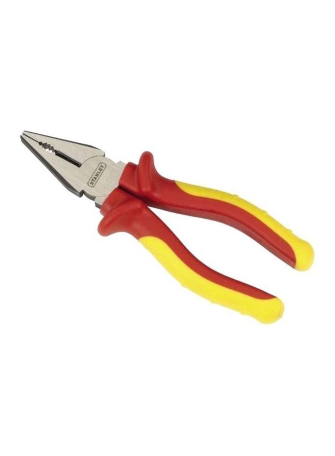 NIBEMINENT Combination Plier Red/Yellow/Silver 200mm - Image 3