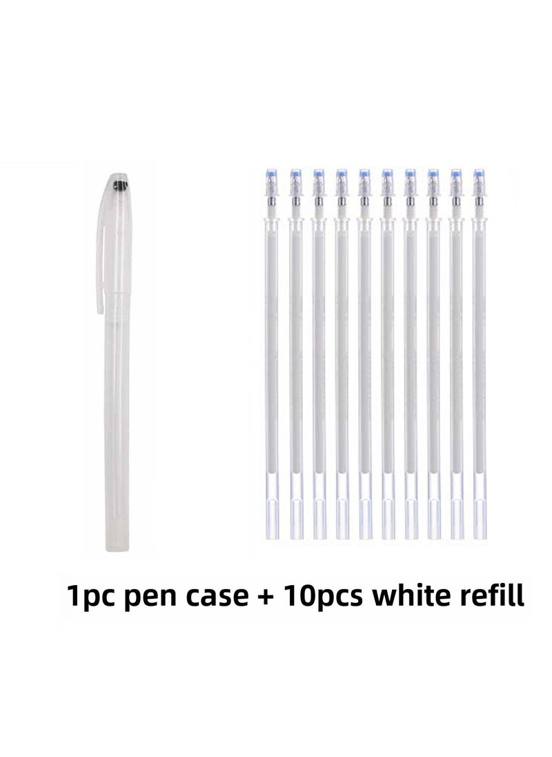 10pcs Heat Erase Pens Fabric PU Leather Sewing 10 White reFill + shell - pzsku/Z496A590E8F7368467B95Z/45/_/1731523415/fa6cd4d8-beb4-49bb-af2c-6c80e31dafb5