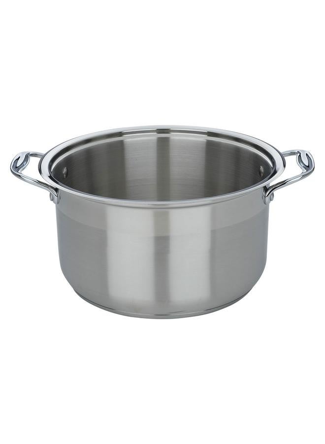 Rocky Steel Pot 28 Cm With Silicone Handle Silver - Image 5