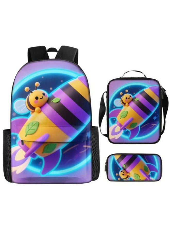 Bright Li Fire Fun cartoon styling, bag three-piece surprise online (students, children, friends' outings, mountain climbing, etc. are available) - 110 - Image 3