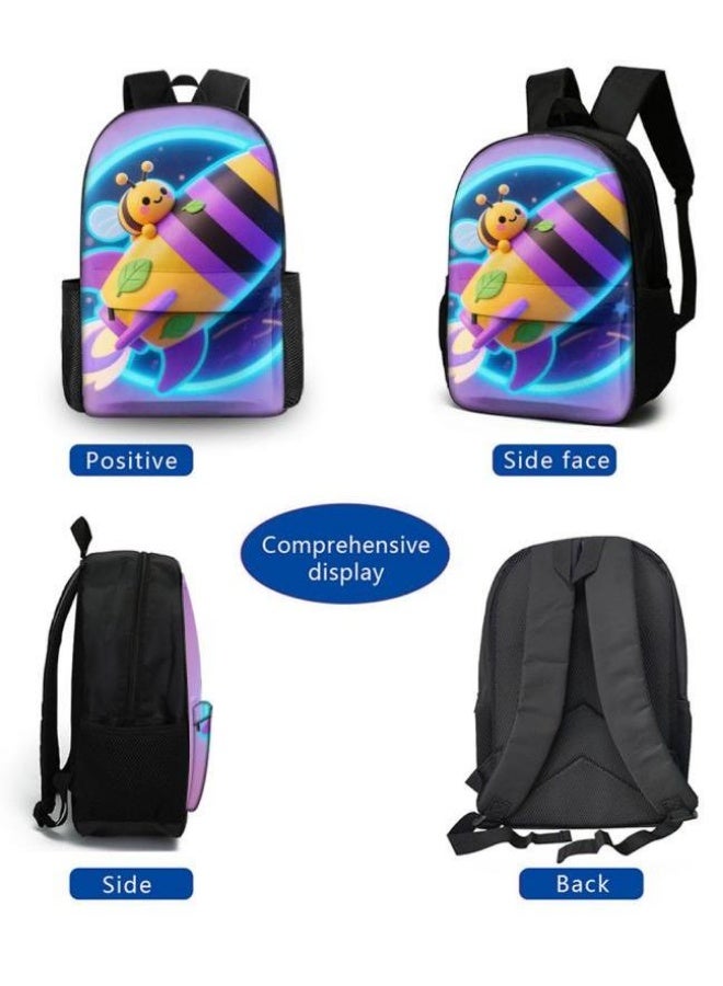 Bright Li Fire Fun cartoon styling, bag three-piece surprise online (students, children, friends' outings, mountain climbing, etc. are available) - 110 - Image 4