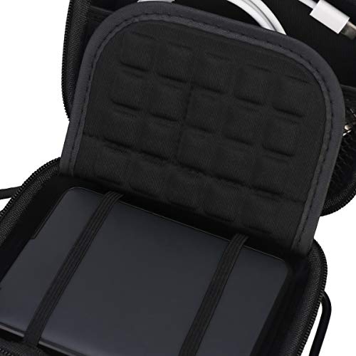 Lacdo Hard Drive Carrying Case for Seagate Portable/Seagate One Touch/Game Drive for PS5 / Ultra Touch Portable External Hard Drive HDD 1TB 2TB 4TB 5TB USB 3.0 Shockproof Travel Bag, Full Black - Image 5