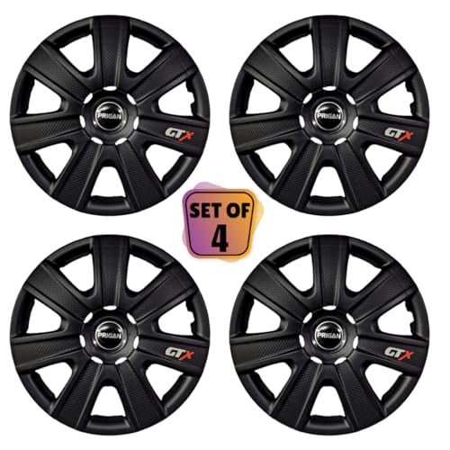 PRIGAN Wheel Cover for Swift (All VARIANTS) 14 Inch Matte Black Wheel Cap (Available in 12,13,14,15 Inch) (Set of 4 Pcs) (Press Fitting) Model- GTX-BLACK-14 - Image 2