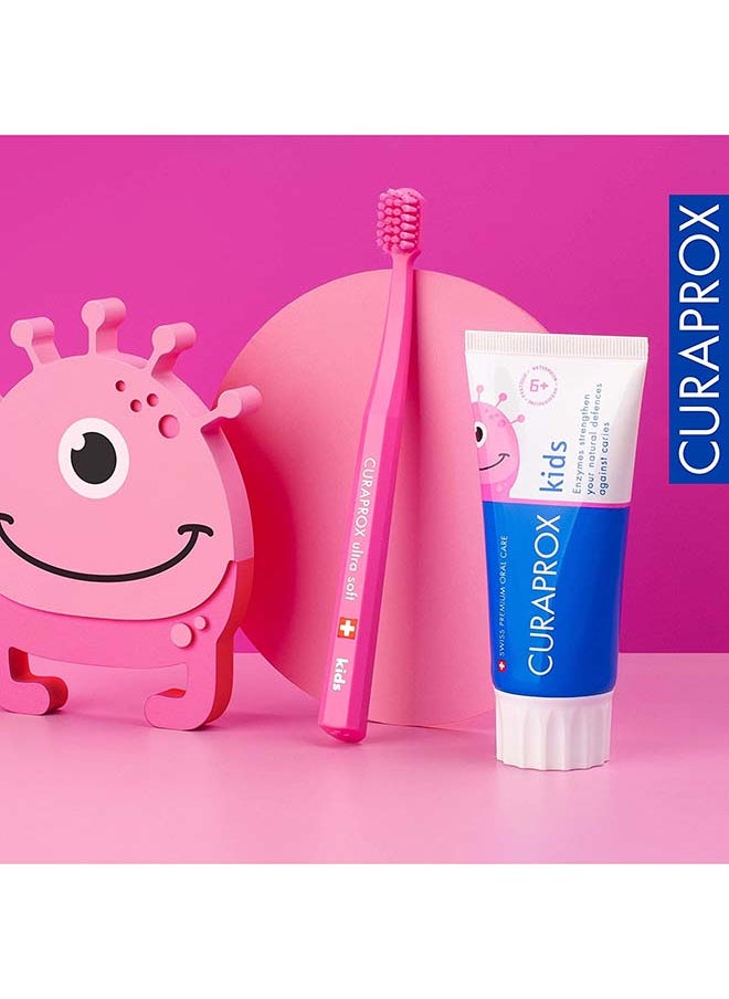 CURAPROX Children'S Toothpaste Cs Kids Watermelon 60Ml - Watermelon Toothpaste For Kids 6 + Years With 1,450 Ppm Fluoride  - Image 3