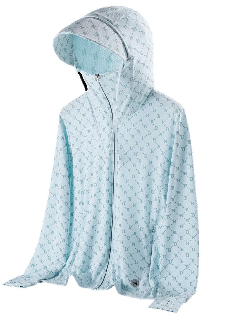 KUYING New Ice Silk Breathable Quick Drying Sunscreen Clothes 