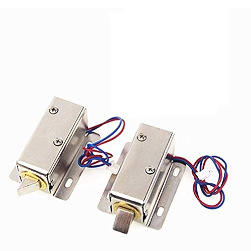 REES52 DC 12V Electric Solenoid Lock Assembly Security Lock for Security System safes Door Cabinet - Image 1