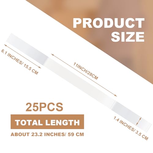 Frienda 25 Pcs 30 Pounds Carry Load Adhesive Carry Handle Plastic and Foam Self Adhesion Carrying Handle Strap Heavy Duty Package for Boxes and Bags Packing Grip Moving Lifting Carrying - Image 2