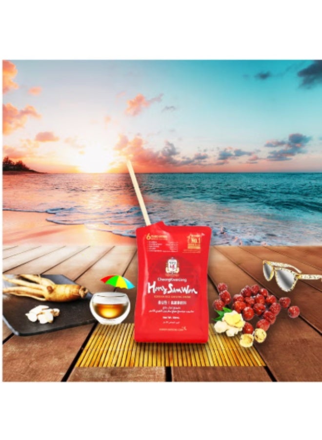 تشونغ كوان جانغ مشروب الجينسنغ الأحمر الكوري ١٠٠٪ (هونغ سام وون) - خالٍ من الكافيين | ٣ علب، ١٠ أكياس في كل علبة - Image 4